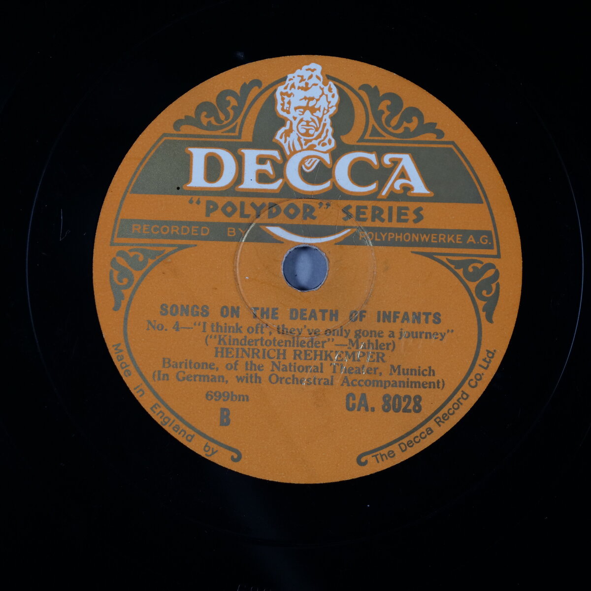 I Think Oft', They've Only Gone a Journey. Songs on the Death of Infants No. 4