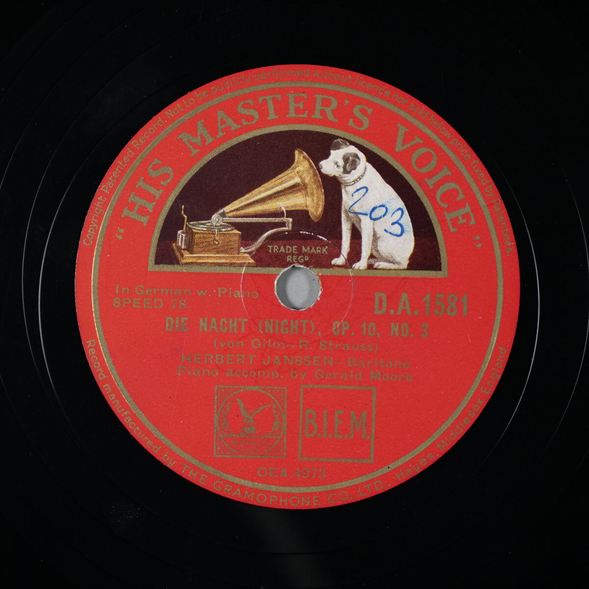 Die Nacht op. 10 No. 3