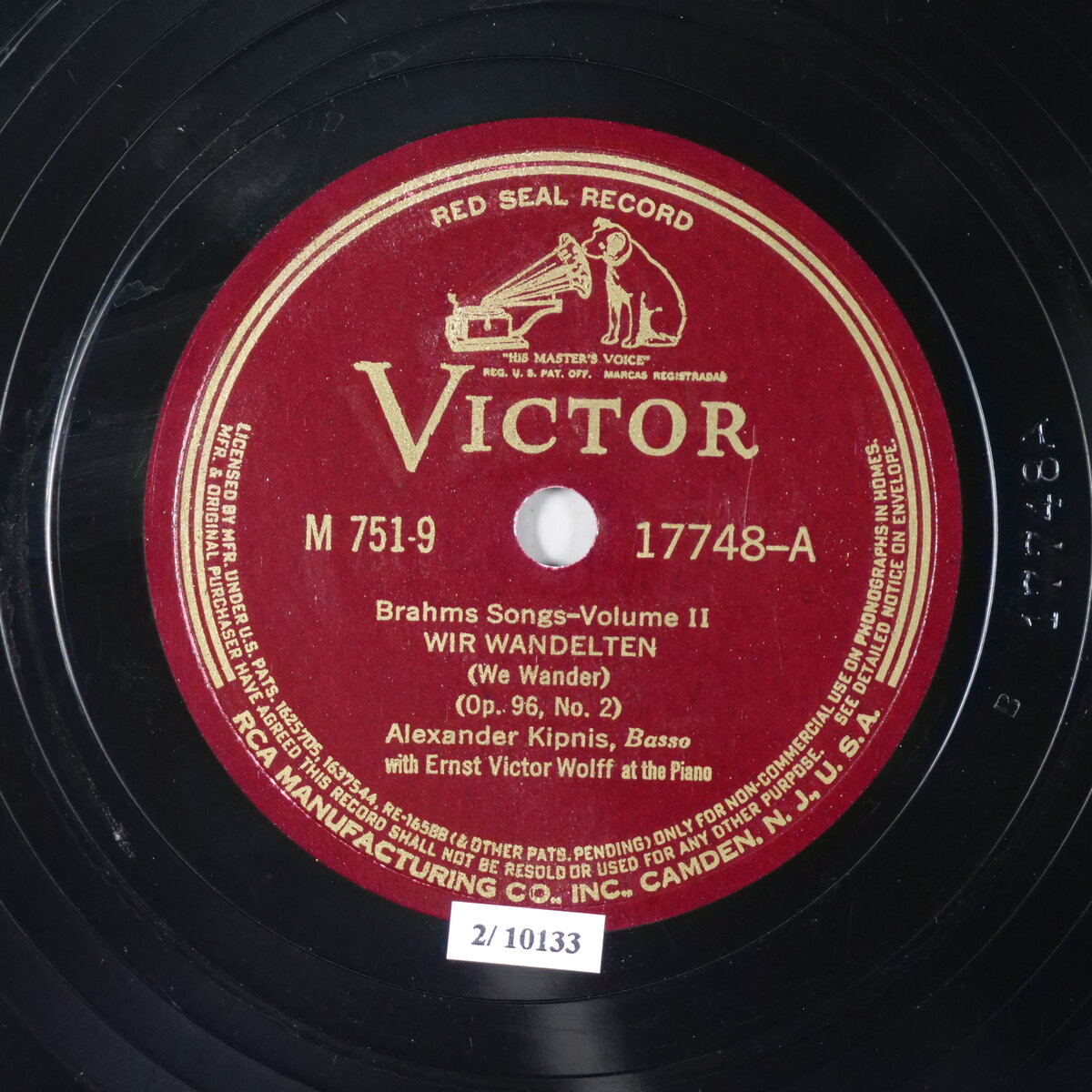Wir wandelten op. 96 No. 2