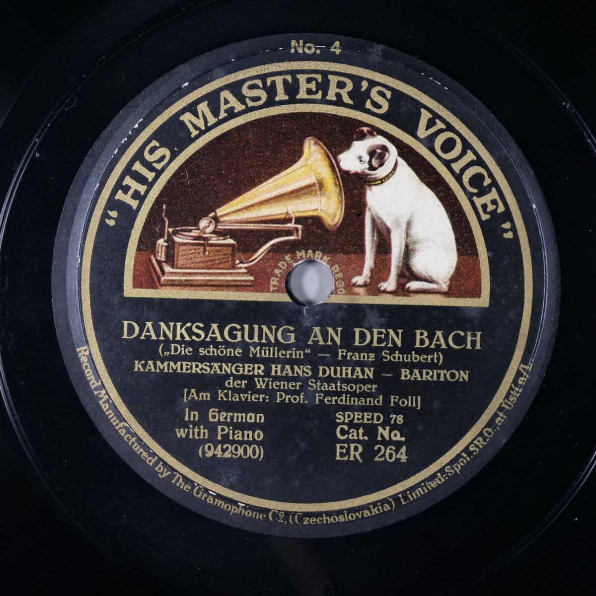 Danksagung an den Bach