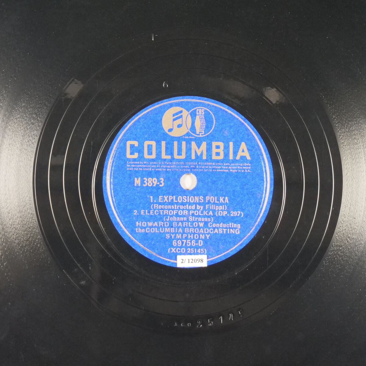 1. Explosions-Polka ; 2. Electrofor-Polka