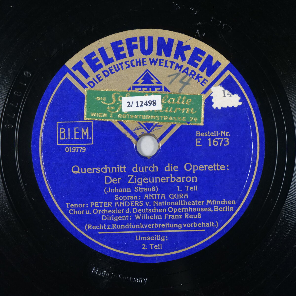 Querschnitt durch die Operette: Der Zigeunerbaron - 1. Teil