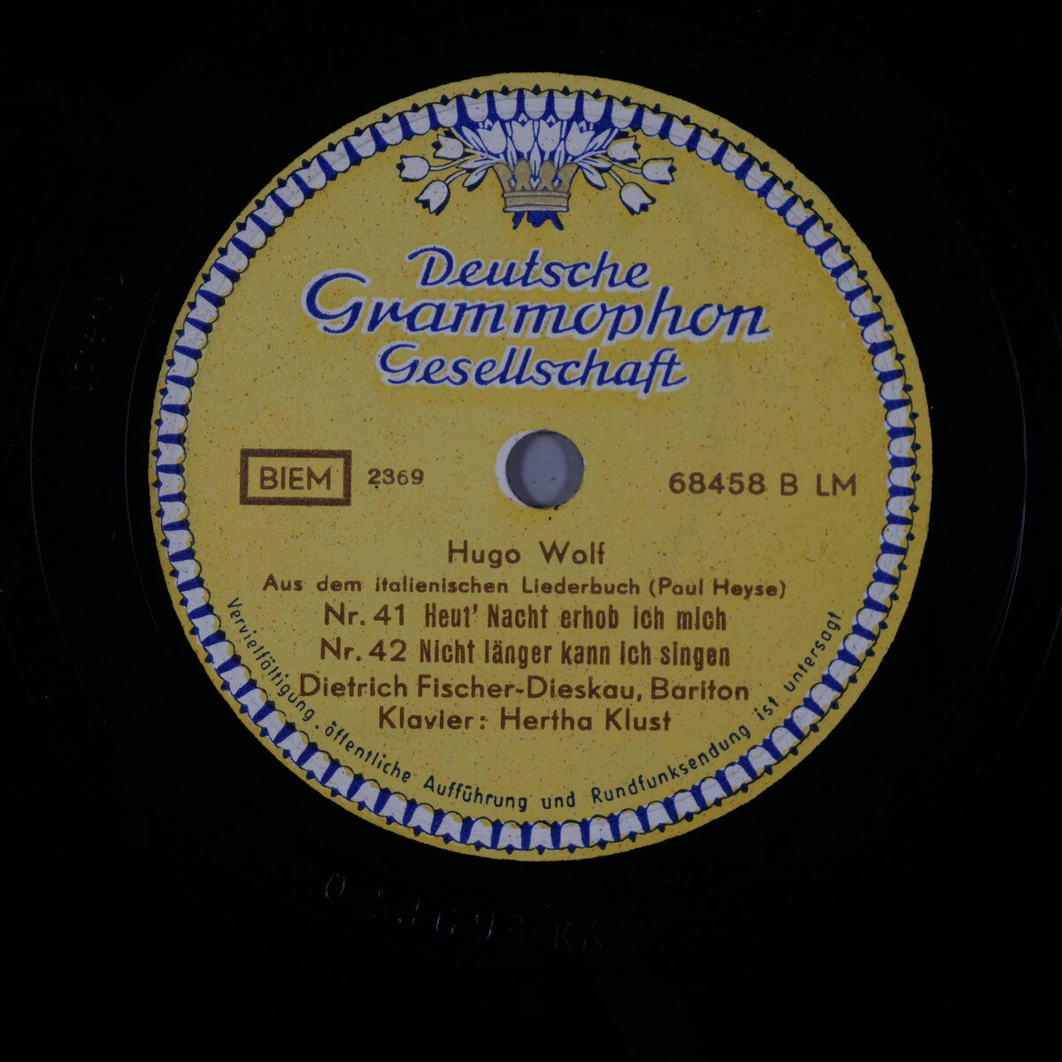 Heut Nacht erhob ich mich - Nicht länger kann ich singen