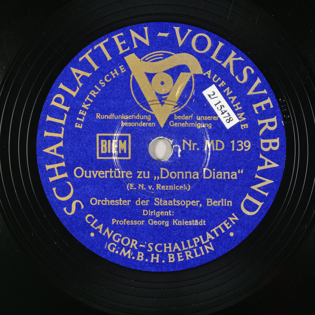 Ouvertüre zu "Donna Diana"