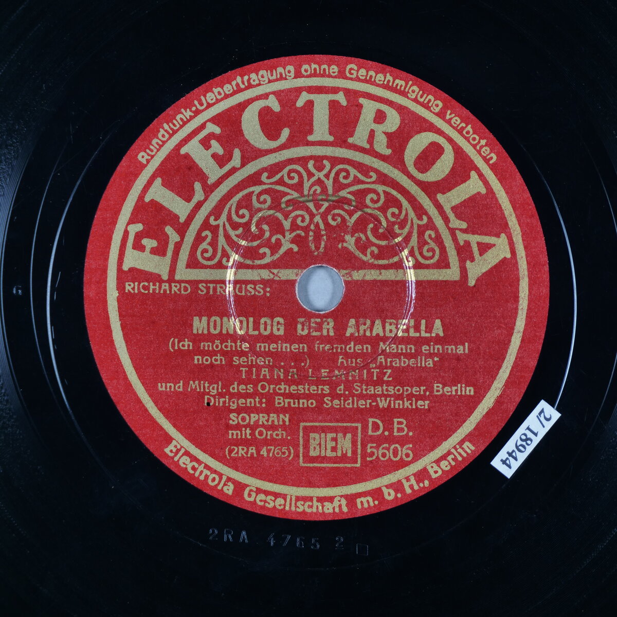 Monolog der Arabella