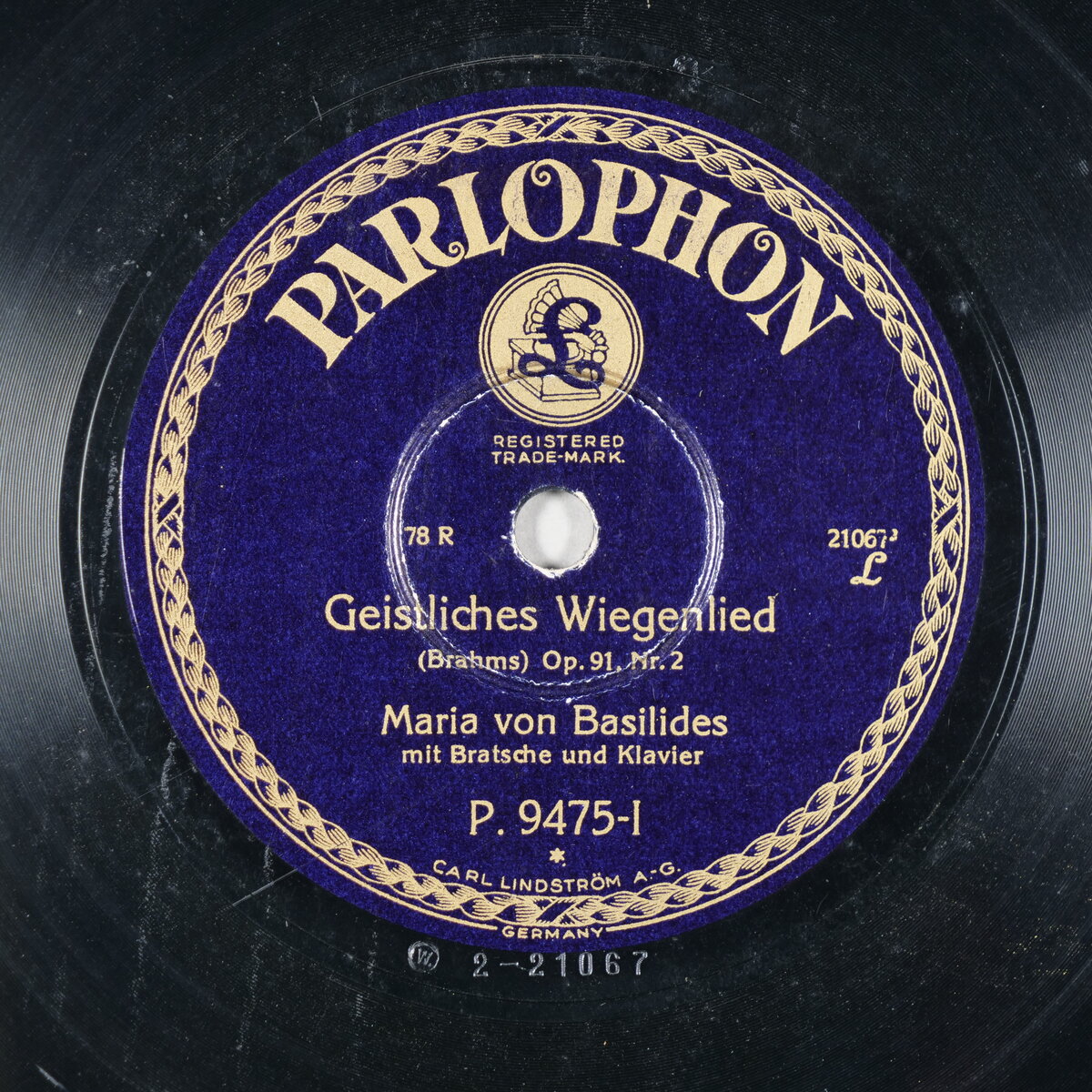 Geistliches Wiegenlied op. 91 Nr. 2