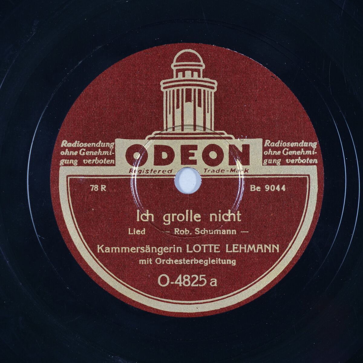 Ich grolle nicht