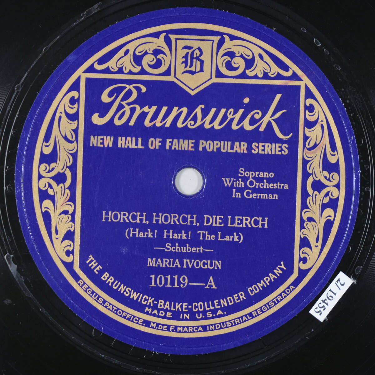 Horch, horch, die Lerche