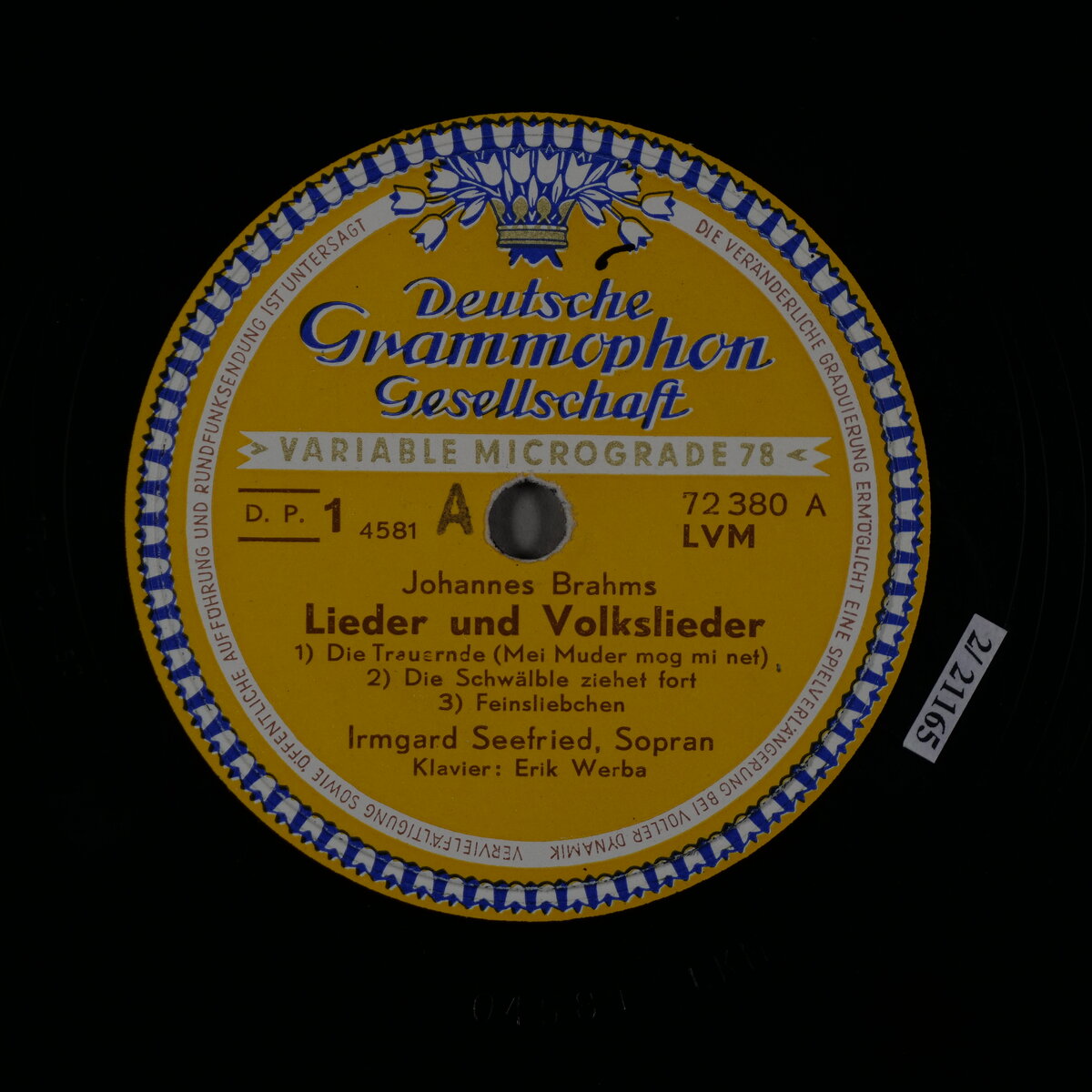 Lieder und Volkslieder (1)