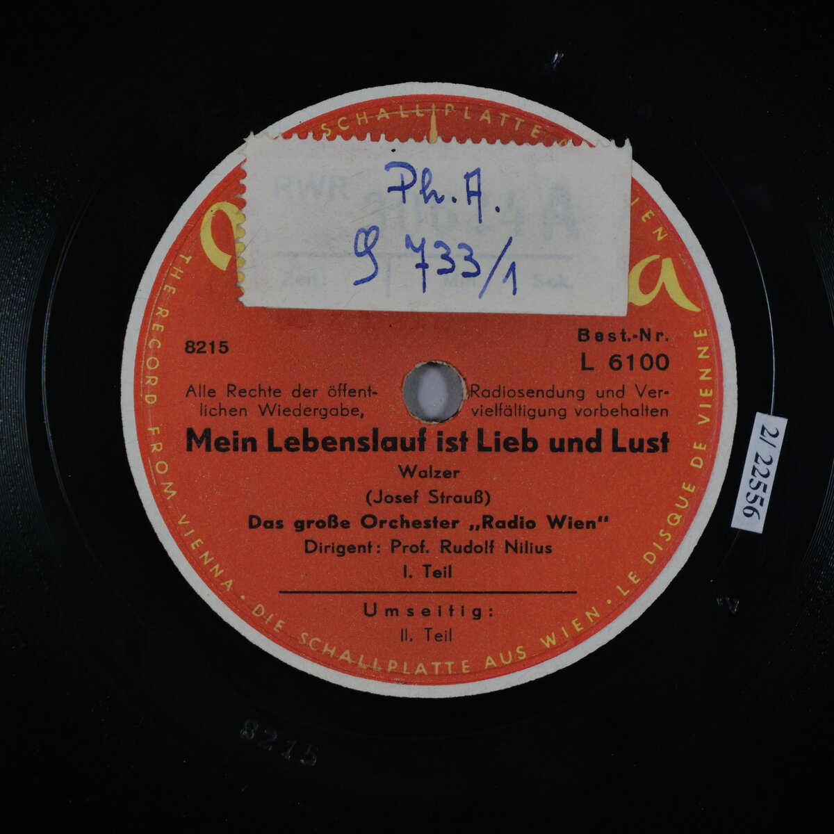Mein Lebenslauf ist Lieb und Lust - 1. Teil