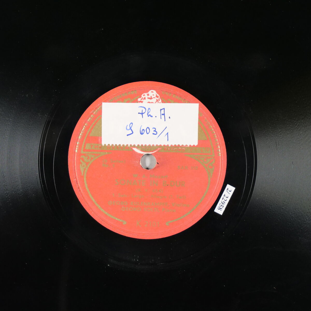 Sonate B-Dur KV 454 - 1. Teil