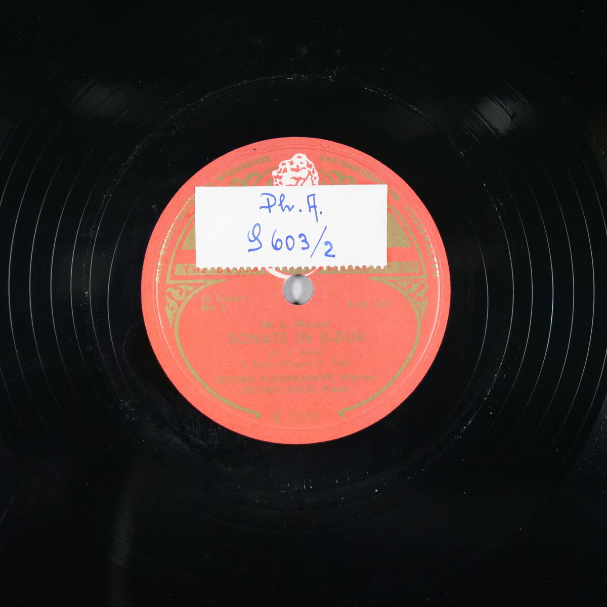 Sonate B-Dur KV 454 - 2. Teil
