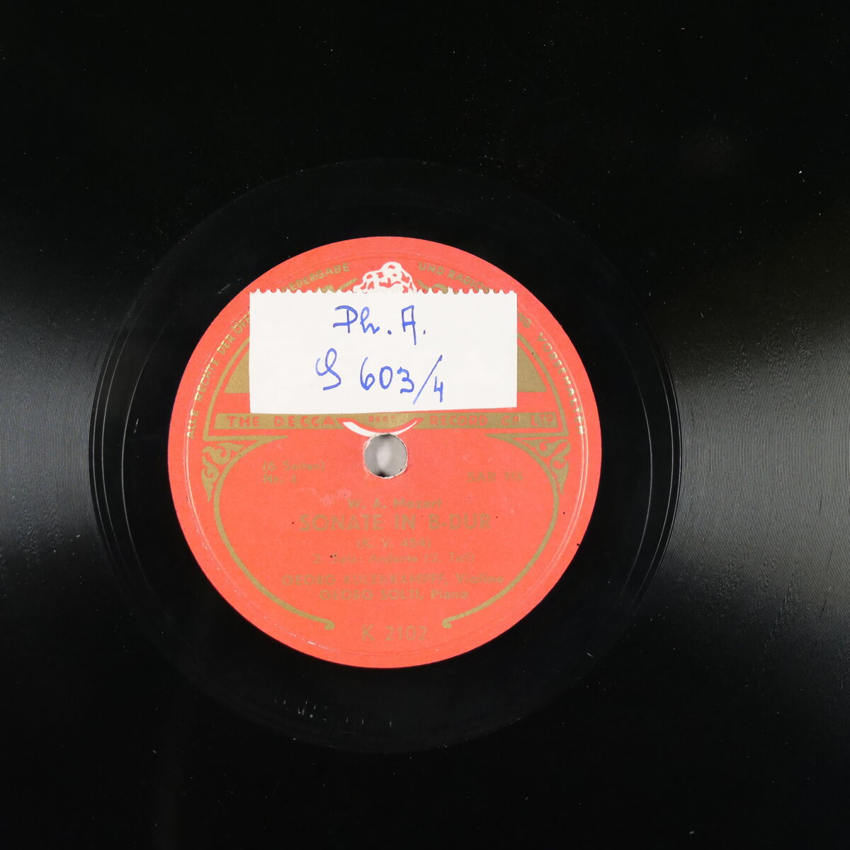 Sonate B-Dur KV 454 - 4. Teil