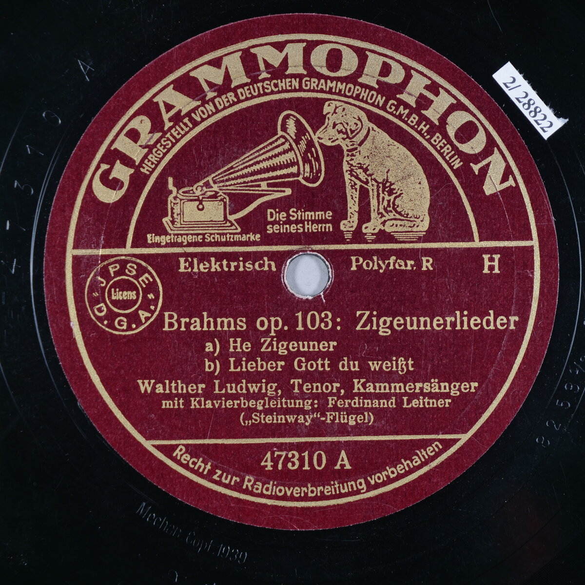 a) He Zigeuner - b) Lieber Gott du weißt