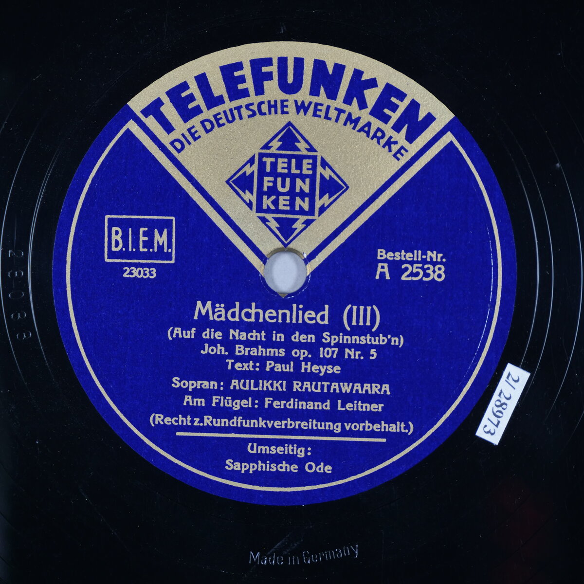 Mädchenlied (III)