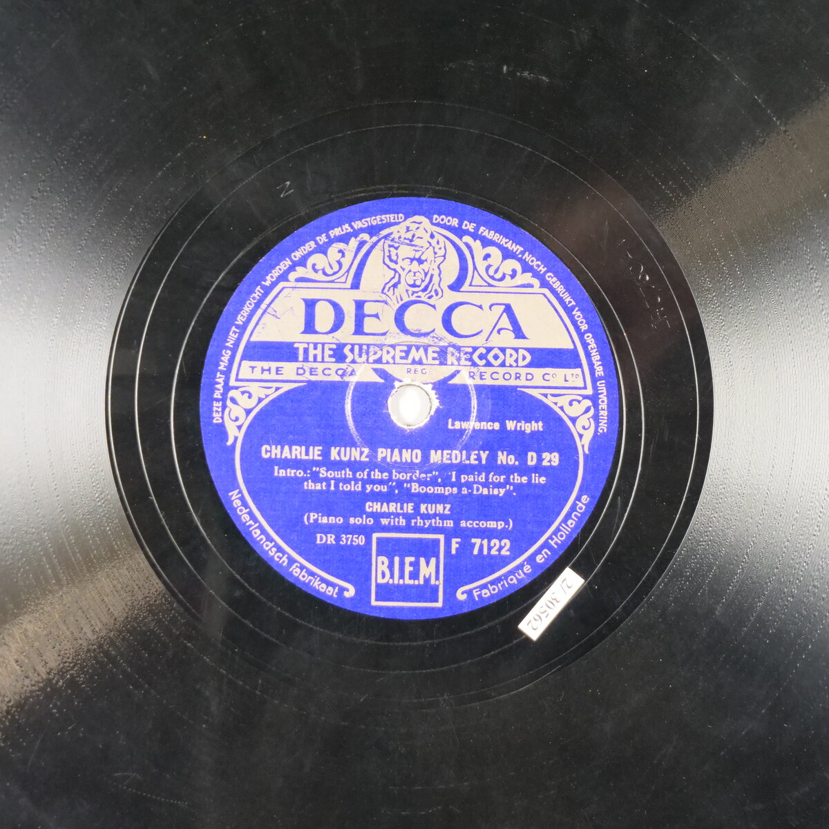 Charlie Kunz Piano Medley No. D 29 (2)