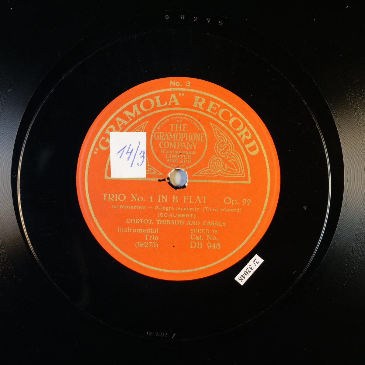 Trio No. 1 in B Flat op. 99 - No. 4