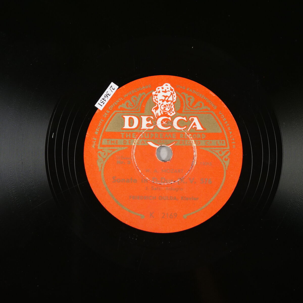 Sonate D-Dur KV 576 - 3. Teil