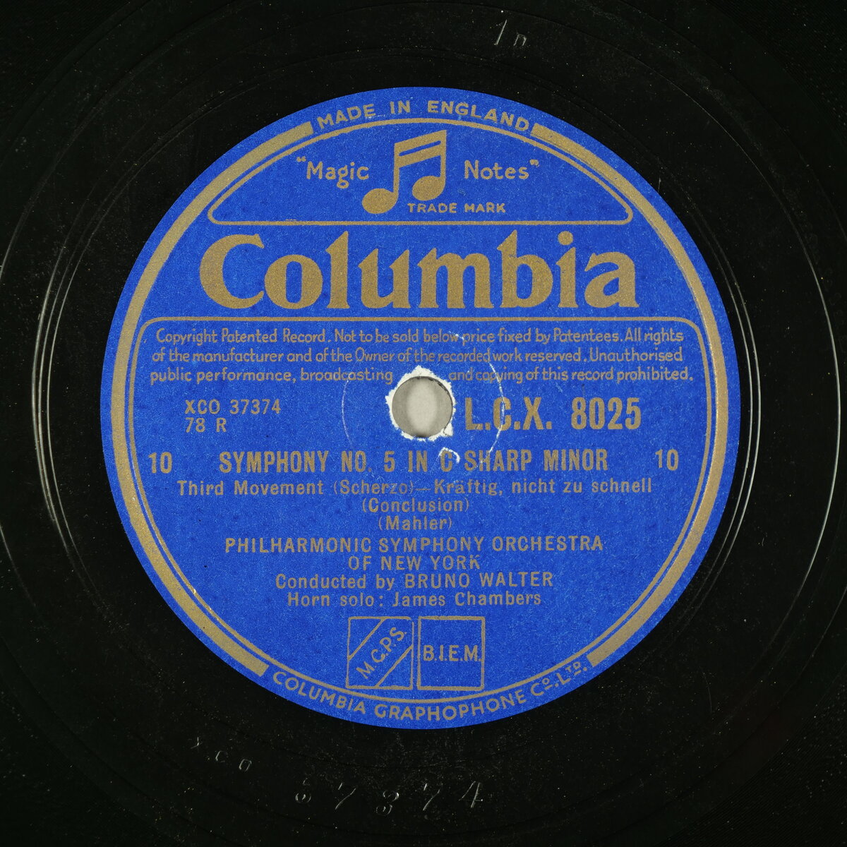 Symphonie Nr. 5 cis-Moll - 10. Teil