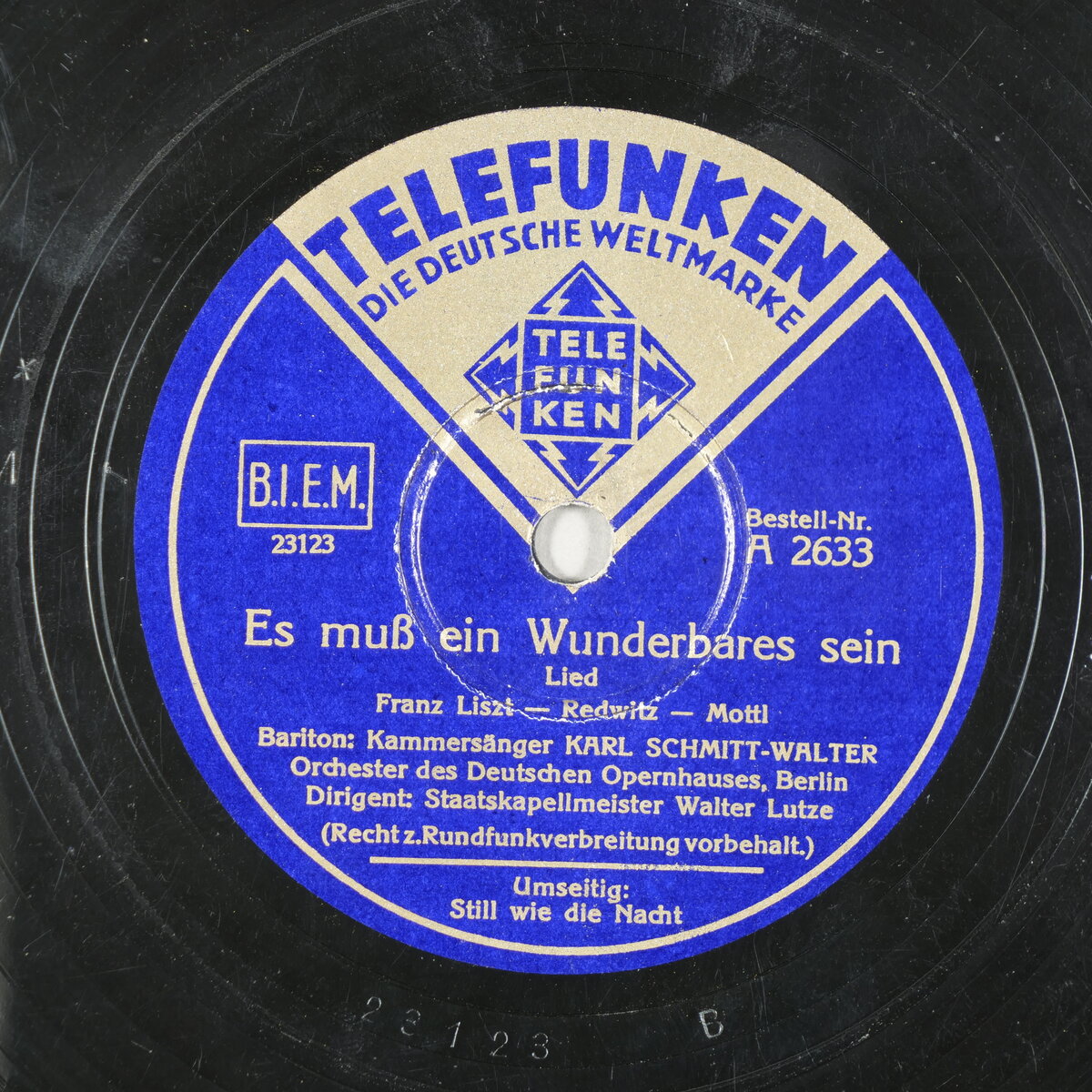 Es muß ein Wunderbares sein