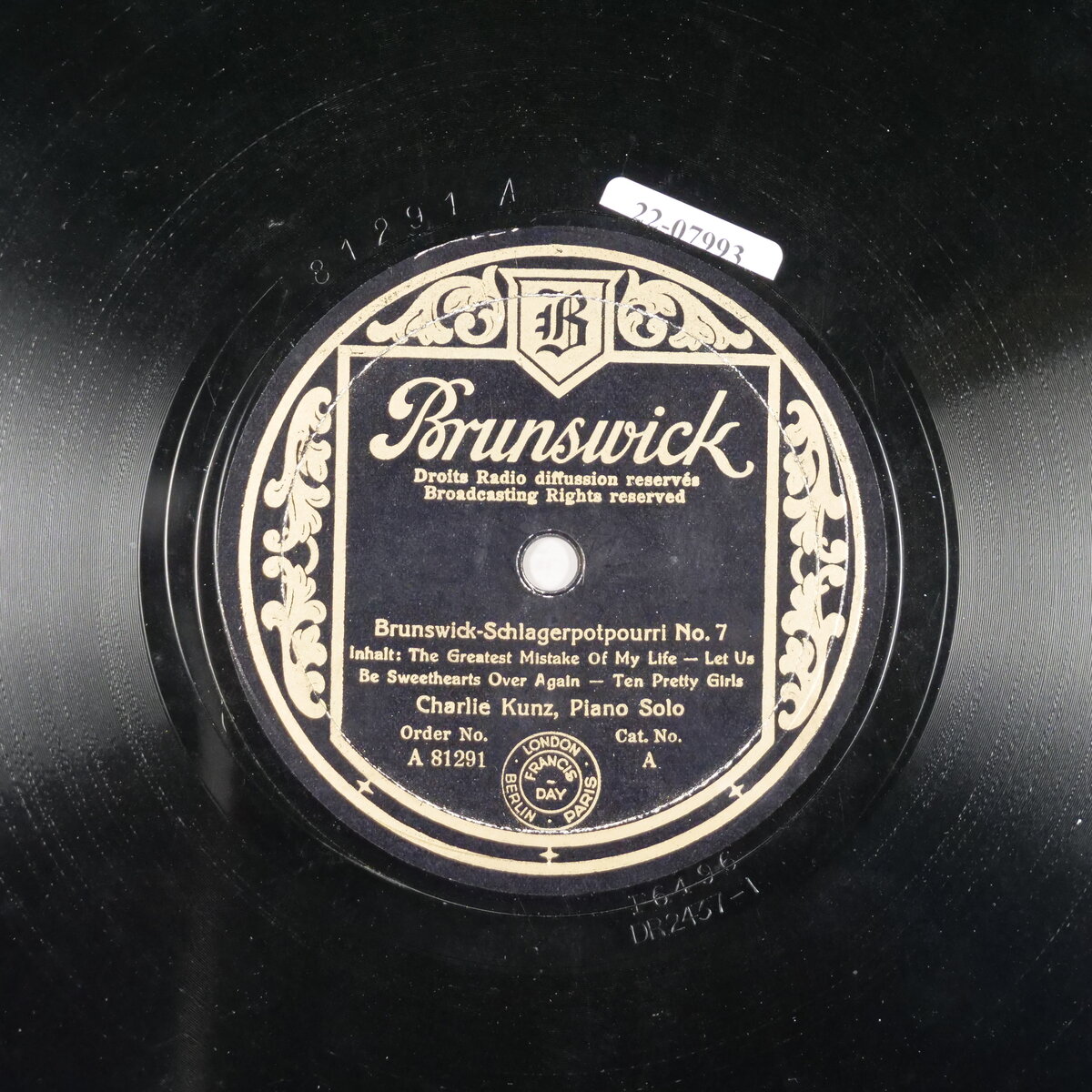 Brunswick-Schlagerpotpourri No. 7 - 1. Teil
