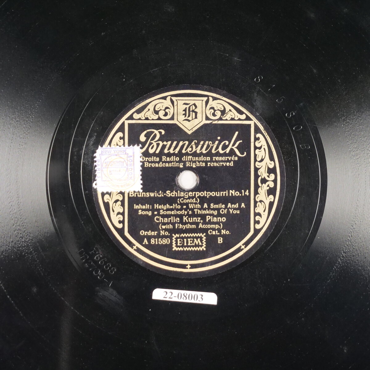 Brunswick-Schlagerpotpourri No. 14 - 2. Teil