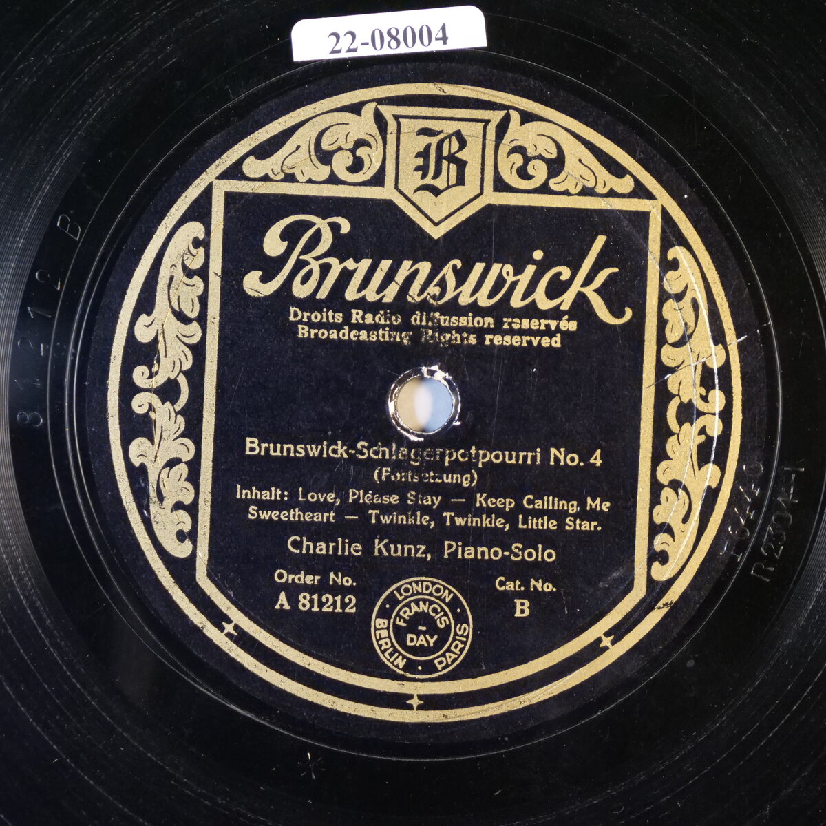 Brunswick-Schlagerpotpourri No. 4 - 2. Teil