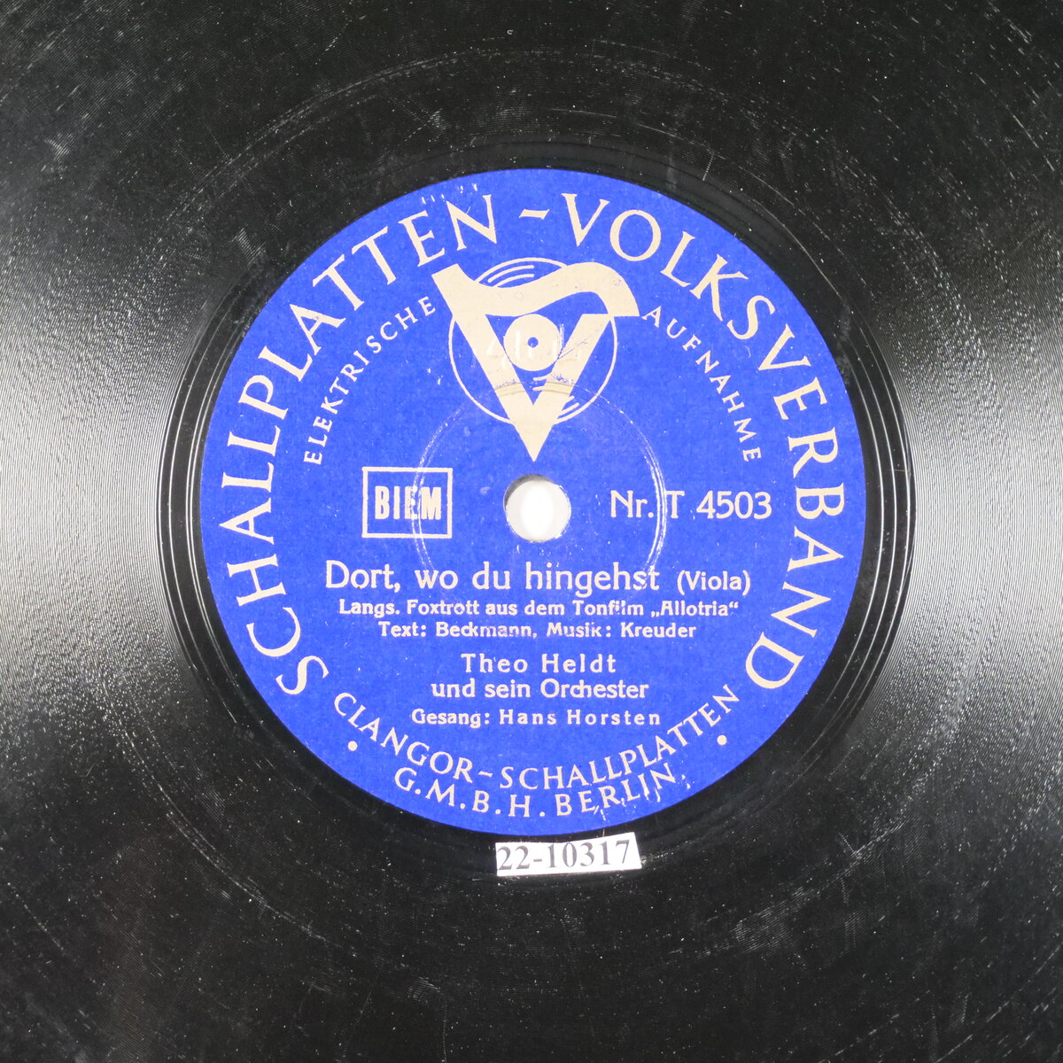Dort, wo du hingehst (Viola)