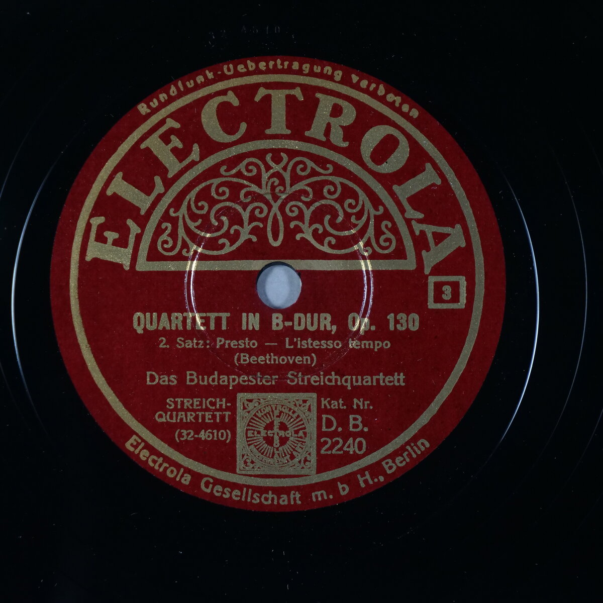 Streichquartett Nr. 13 B-Dur op. 130 - 3. Teil