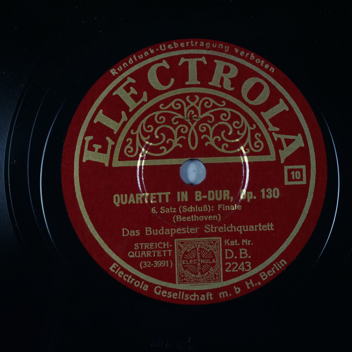 Streichquartett Nr. 13 B-Dur op. 130 - 10. Teil