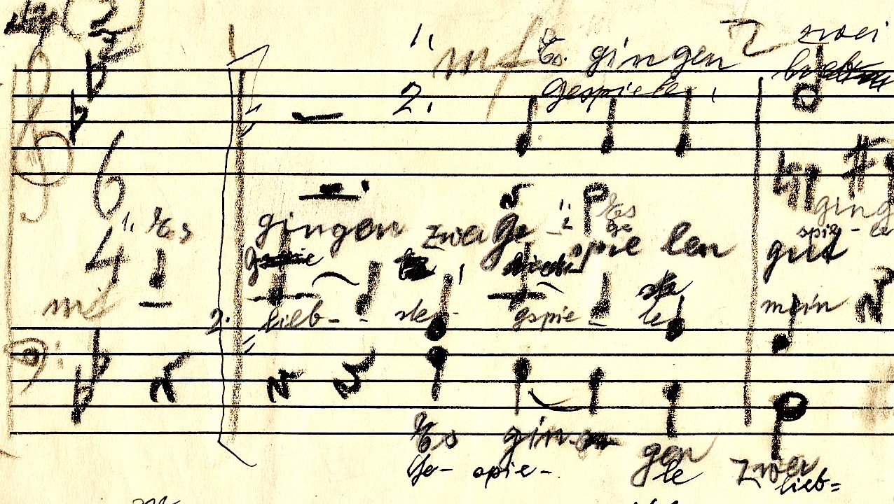 Score, Arnold Schönberg Center, CC BY-SA 3.0 AT