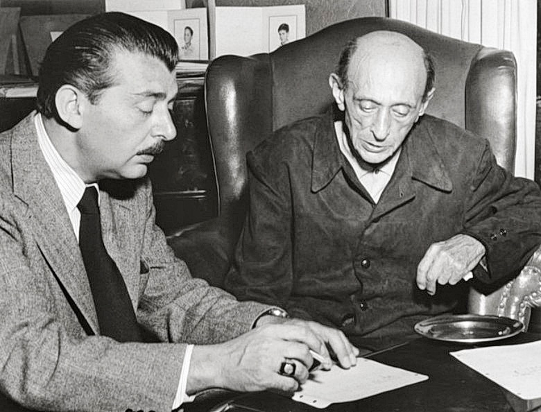 Arnold Schönberg and Adolph Koldofsky. Arnold Schönberg Center, CC BY-SA 3.0 AT