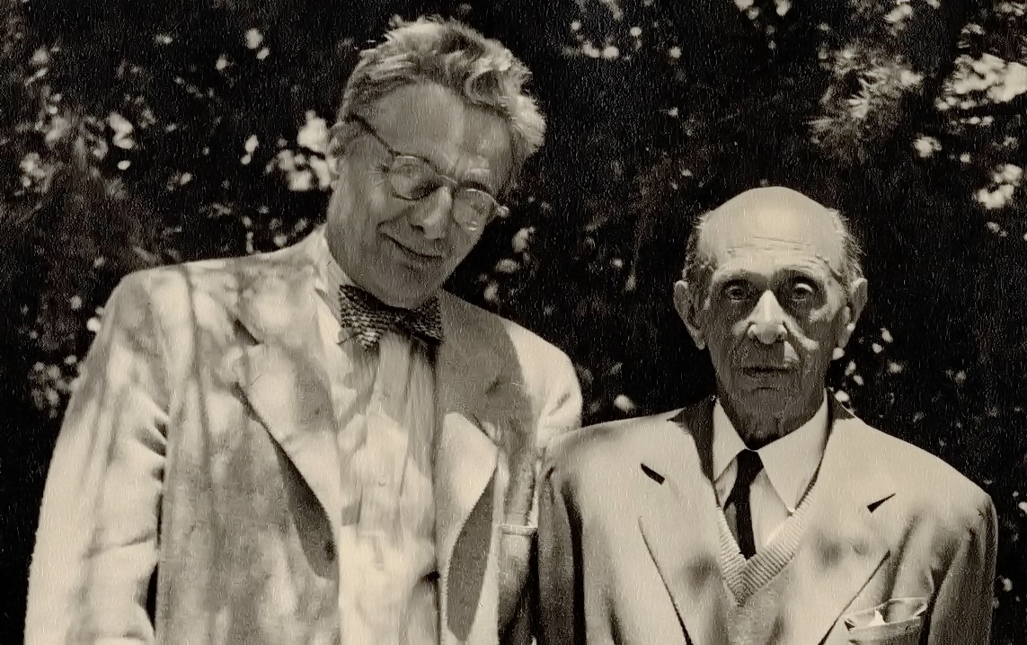 Arnold Schönberg and Fritz Stiedry, Arnold Schönberg Center, CC BY-SA 3.0 AT