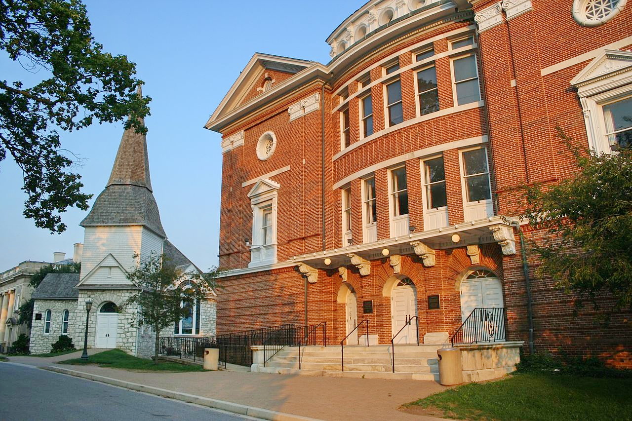 A view of a building at McDaniel College, Alan Levine